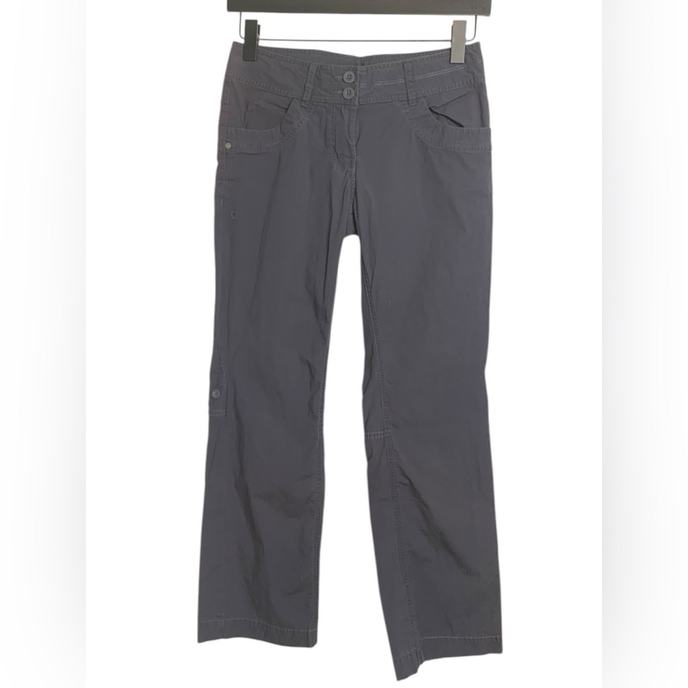 MEC Organic Cotton Technical Hiking Pants, Convertible , Blue/Gray